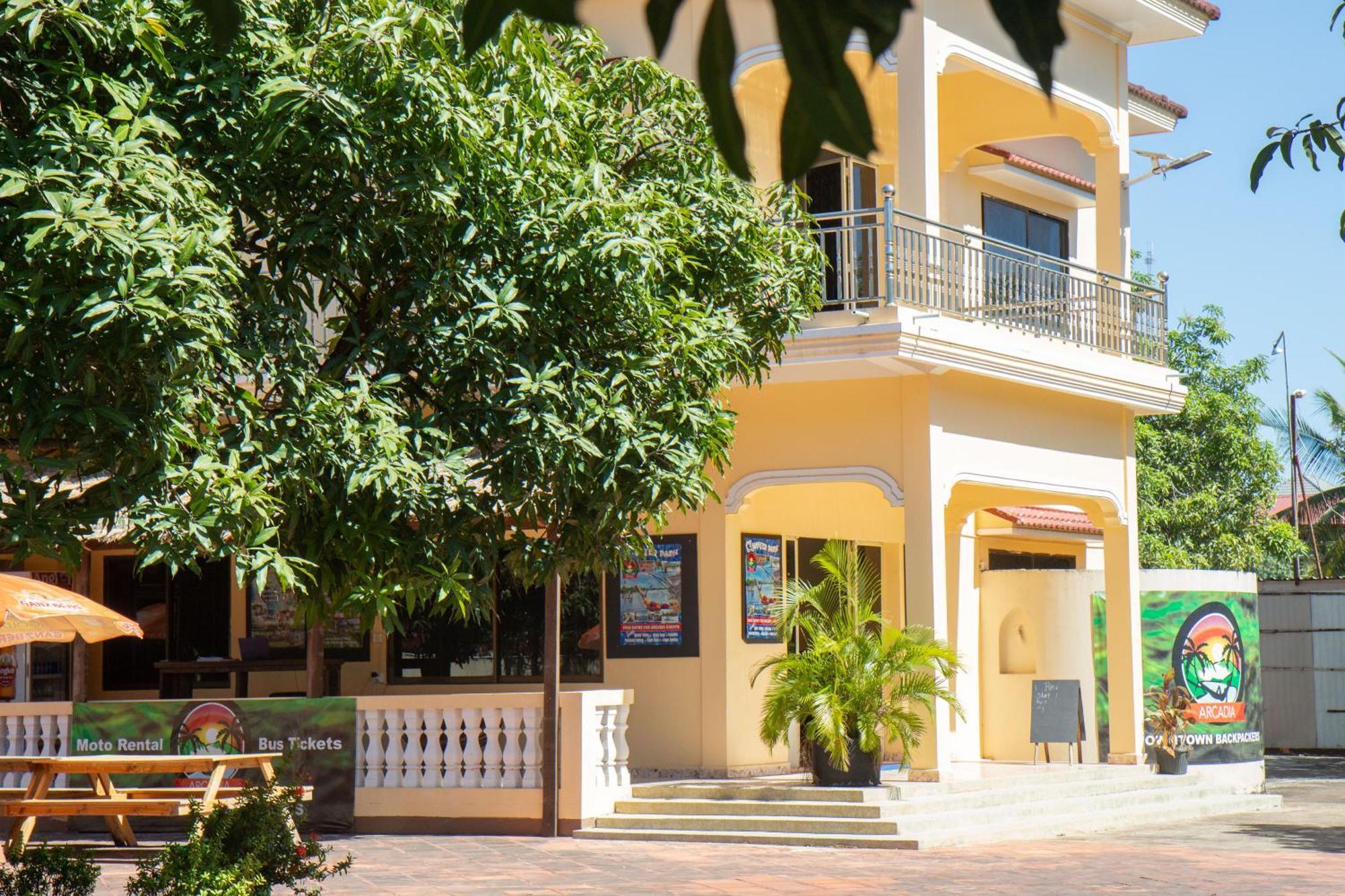 Hostel Arcadia Downtown Kampot Exterior foto